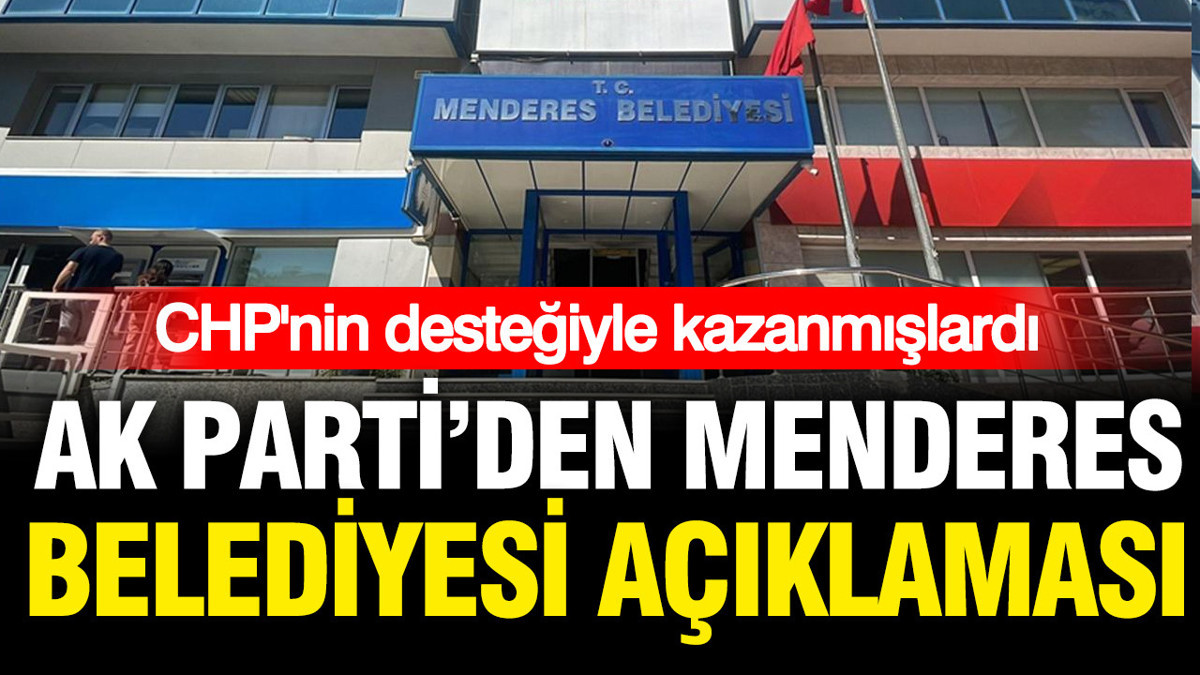 Menderes Belediyesi'nde AK Parti dönemi başladı