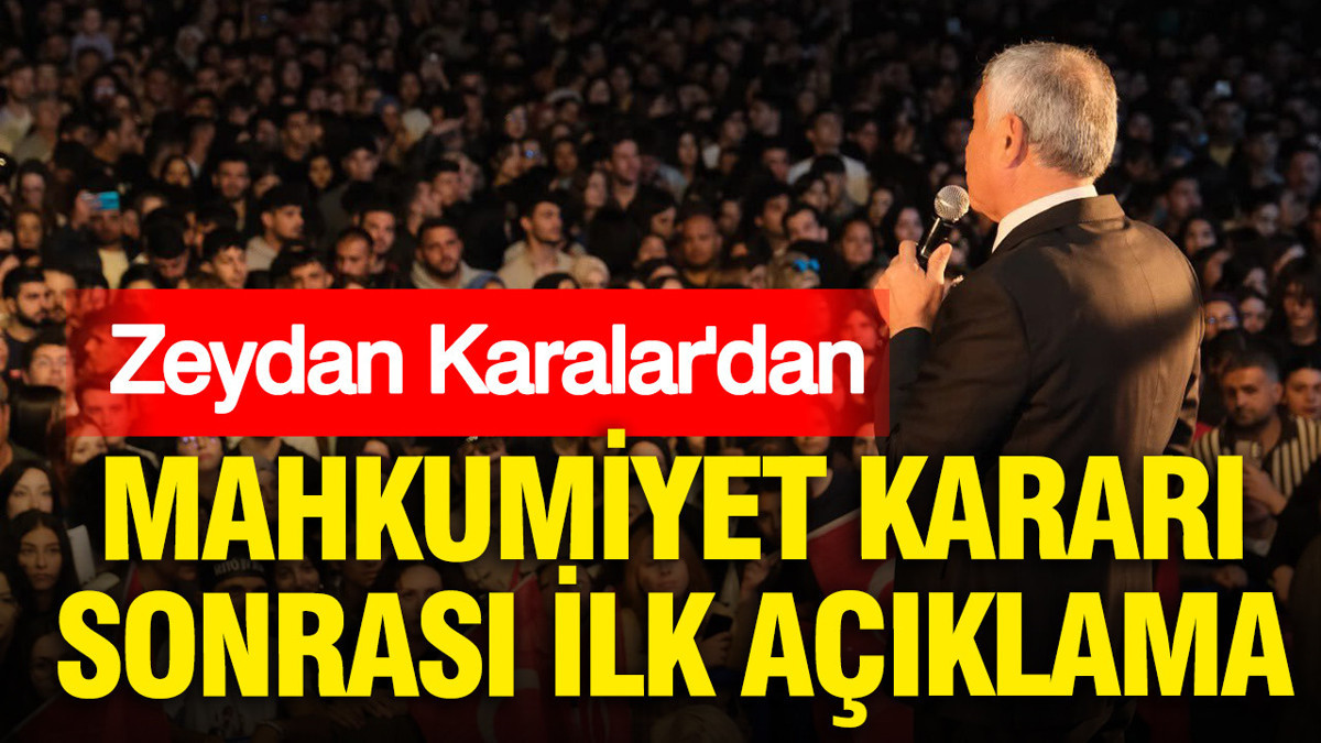 Zeydan Karalar'dan mahkumiyet kararına tepki