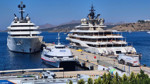 Bodrum'a iki dev mega yat demir attı: İlk kez görenler hayran kaldı