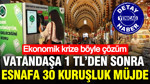 Vatandaş ve esnafa ‘müjde’ diye 1 liralık boş şişe
