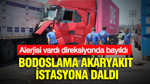 Alerjisi vardı, direksiyonda bayıldı: Bodoslama akaryakıt istasyona daldı