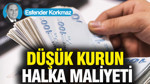 Düşük kurun halka maliyeti