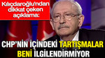 Kılıçdaroğlu'ndan dikkat çeken açıklama: CHP'nin içindeki tartışmalar beni ilgilendirmiyor