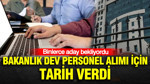 Binlerce aday bekliyordu: Tarım ve Orman Bakanlığı'ndan dev personel alımı için tarih verildi