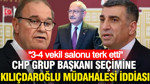 CHP grup başkanı seçimine Kılıçdaroğlu müdahalesi iddiası: 3-4 vekil salonu terk etti