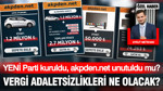 Yeni Parti kuruldu, akpden.net unutuldu mu? Vergi adaletsizlikleri duyurulmaya devam edecek mi?