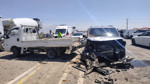 Aksaray'da üç aracın karıştığı zincirleme trafik kazasında 5 kişi yaralandı