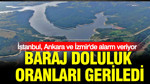 Baraj doluluk oranları: İstanbul, Ankara, İzmir (30 Temmuz 2026)