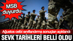 MSB duyurdu: Askerlik yerleri açıklandı