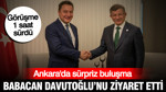 Babacan'dan istifa sonrası Davutoğlu'na sürpriz ziyaret
