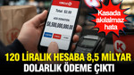 120 liralık hesaba 8,5 milyar dolarlık ödeme çıktı: Kasada akılalmaz hata