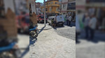 Denizli’nin Buldan ilçesinde seyir halindeki otomobil yandı