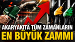 Akaryakıt fiyatlarına tüm zamanların en büyük zammı (3 Eylül 2026)