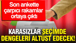 Karasızlar seçimde dengeleri altüst edecek: Son ankette çarpıcı rakamlar ortaya çıktı