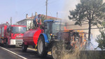 İtfaiye yetmedi: Çiftçi tankerle koştu