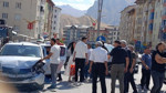 Pikap otomobile çarptı: 1 kişi yaralandı