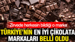 Türkiye'nin en iyi çikolata markaları belli oldu: Zirvede herkesin bildiği o marka