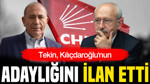 Gürsel Tekin, Kılıçdaroğlu'nun adaylığını ilan etti: Aklınızı başınıza alın