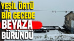 Yeşil örtü bir gecede beyaza büründü: Kar erken bastırdı