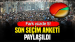 Son seçim anketi paylaşıldı: Fark 5 puan