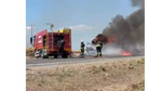 Konya’da seyir halindeki kamyonet alevlere teslim oldu