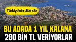 Türkiye'nin dibinde: Bu adada 1 yıl kalana 280 bin TL veriyorlar