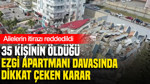 35 kişinin öldüğü Ezgi Apartmanı davasında dikkat çeken karar: Ailelerin itirazı reddedildi