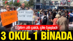 Eğitim zili çaldı, çile başladı: Okul okulla doldu