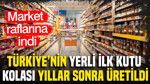 Türkiye’nin yerli ilk kutu kolası yıllar sonra üretildi: Marketlerde raflara indi