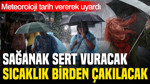 Meteoroloji tarih verdi: Çok şiddetli gök gürültülü sağanak yağış geliyor (20 Eylül)