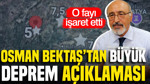 Osman Bektaş fayı işaret etti: Büyük deprem riski var