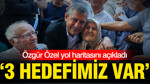 Özgür Özel açıkladı: İşte YENİ Parti'nin 3 hedefi
