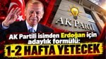 AK Parti’den Erdoğan'ın yeniden adaylığı için seçim formülü: 1-2 hafta yetecek