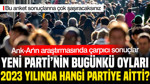 Son anket sonuçlarında ortaya çıktı: YENİ Parti'nin oyları hangi partiden?