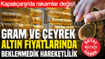 Kapalıçarşı’da akşam altın fiyatları değişti: Gram altın, çeyrek altın kaç TL oldu? (25 Eylül)