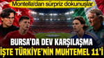 Montella’dan kadroya sürpriz dokunuş: A Milli Takım’ın İtalya maçı muhtemel 11’i