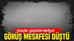 Ankara-İstanbul güzergâhında sis: Görüş mesafesi düştü: Araçlar güçlükle ilerliyor