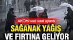 AKOM saat saat uyardı: Sağanak yağış ve fırtına geliyor (1 Ekim 2026)