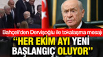 Bahçeli'den Dervişoğlu ile tokalaşma mesajı: Her ekim ayı yeni başlangıç oluyor
