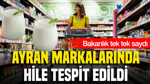 Ayran markalarında hile tespit edildi: Bakanlık açıkladı