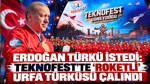 Erdoğan türkü istedi: TEKNOFEST'te 'roketli' Urfa türküsü çalındı