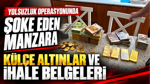Yolsuzluk operasyonunda şoke eden manzara: Külçe altınlar ve ihale belgeleri