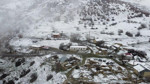 Erzincan’ın yüksek kesimlerine kar yağdı