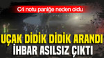 C4 notu paniğe neden oldu: Uçak didik didik arandı, ihbar asılsız çıktı