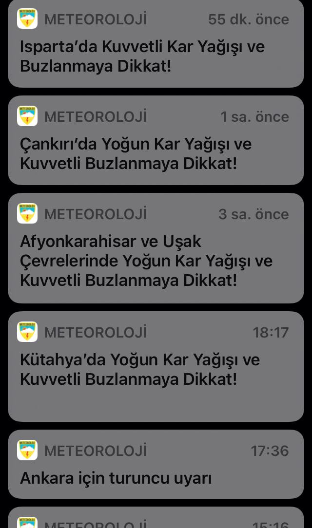 Her yere meteoroloji uyarı yapıyor. Uyarı ve alarm verilen iller duyuruldu - Resim : 1
