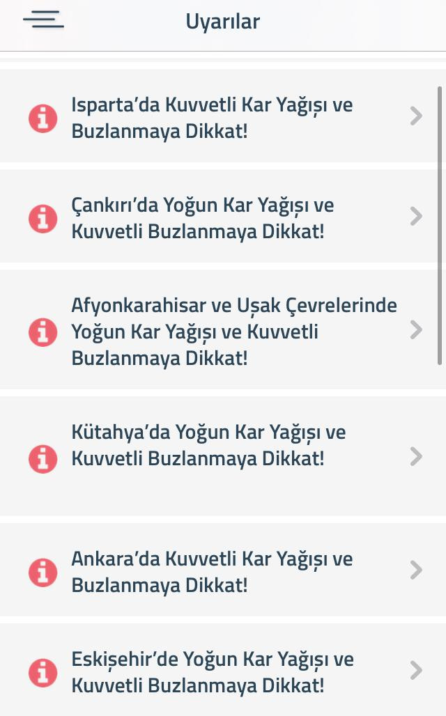 Her yere meteoroloji uyarı yapıyor. Uyarı ve alarm verilen iller duyuruldu - Resim : 2
