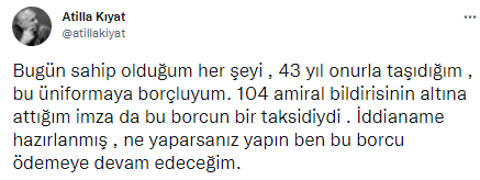 Emekli amiraller Atilla Kıyat ve Cem Gürdeniz'den ‘Montrö’ iddianamesine tepki - Resim : 1