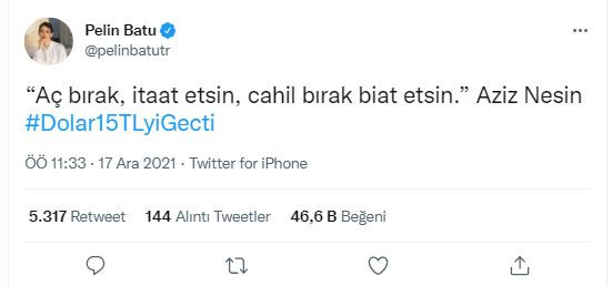 Aziz Nesin'in bugünleri gören sözü ortaya çıktı. Pelin Batu paylaştı - Resim : 1