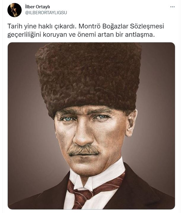 ‘Bu işin şakası olmaz’ demişti İlber Ortaylı’dan yeni ‘Montrö’ hatırlatması - Resim : 1