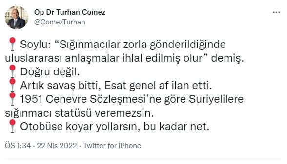 Erdoğan'ın eski sağ kolu Turhan Çömez Süleyman Soylu’ya yol gösterdi. Olay bilgiyi İngiltere’den açıkladı - Resim : 1